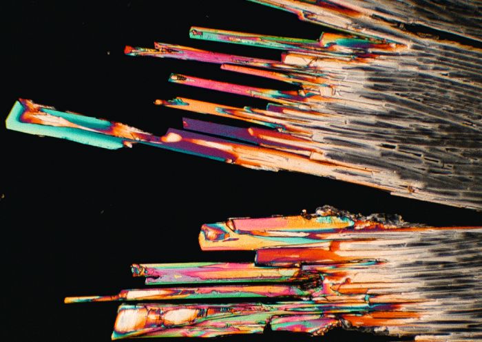 Kristallaufnahme von Oxalsure