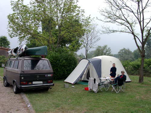 Campingplatz "Camping de la Chevrette" in Digoin