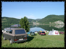 Campingplatz "Lokomotiva Dedinky" in der Slowakei
