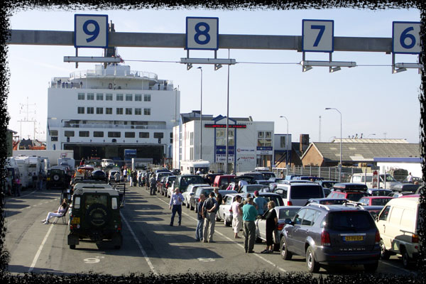 Die Norrna im Hafen von Hanstholm