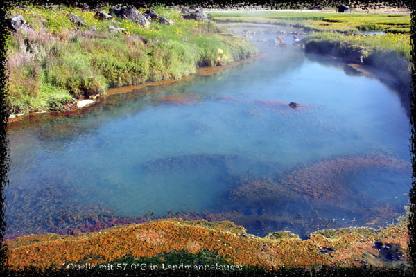 Heisse Quelle in Landmannalaugar