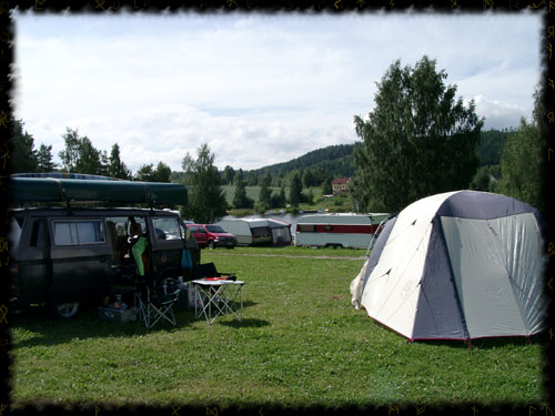 Campingplatz in Tangen an der Mjösa
